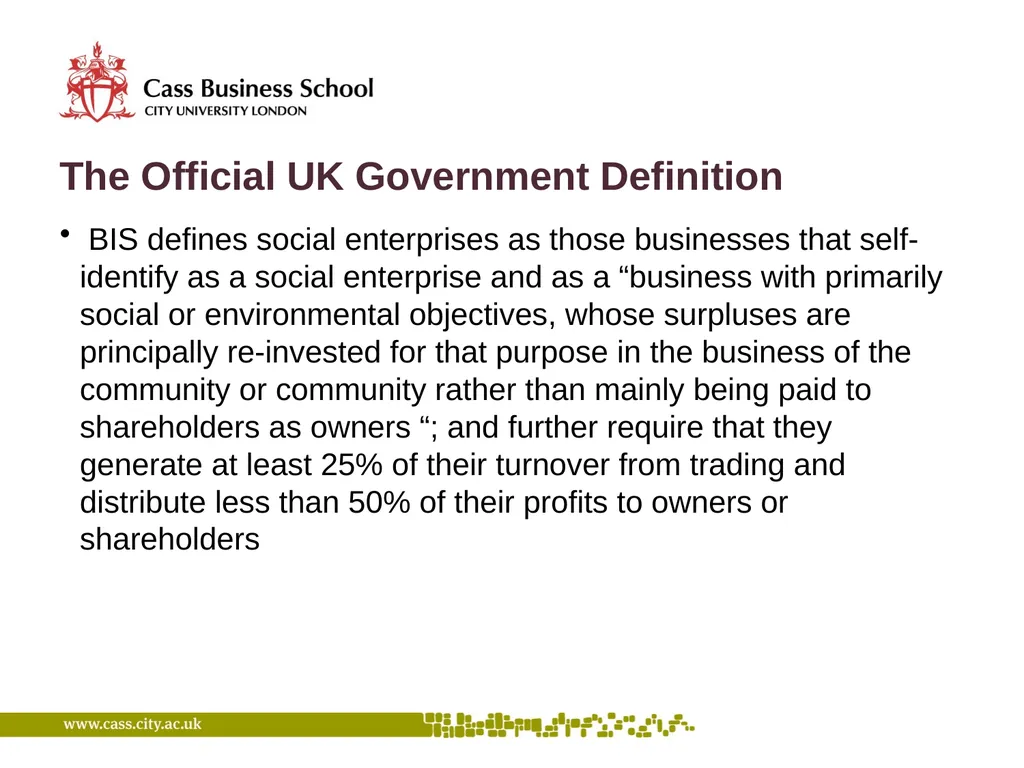 A critical perspective on Social Enterprise New - slide 5 of 15