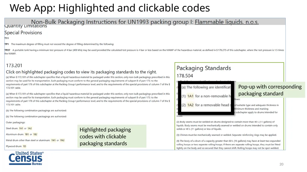 Parsing the Code of Federal Regulations for the - slide 20 of 22