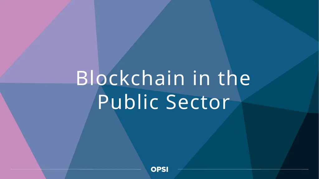 opsi@oecd.org oecd-opsi.org @OPSIgov Blockchain - slide 16 of 26