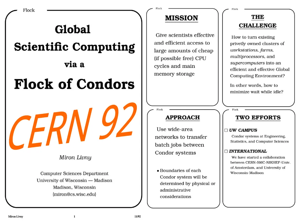Welcome to HTCondor Week #15 (year #30 for our - slide 14 of 19