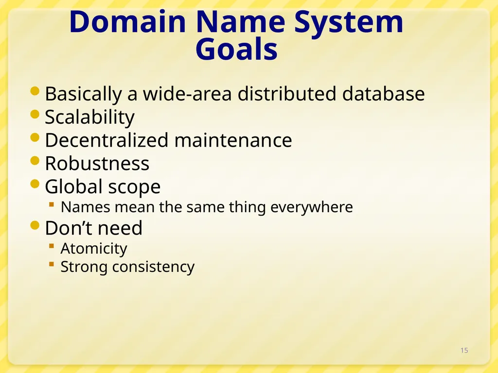 15-446 Distributed Systems Spring 2009 L-6 Naming - slide 15 of 48