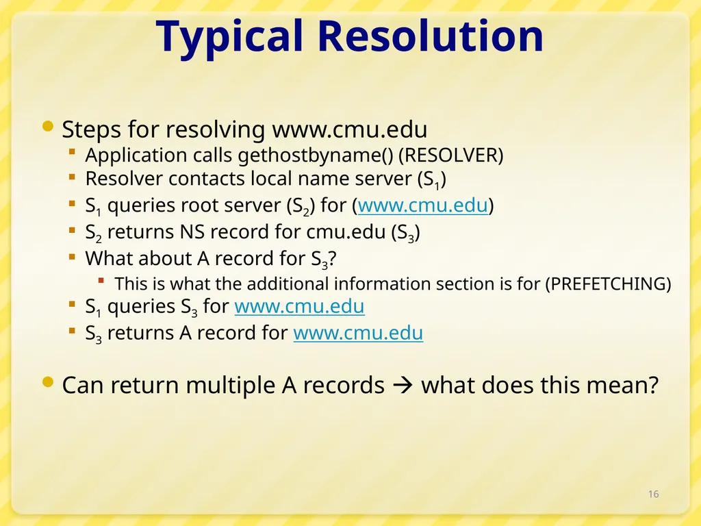 15-446 Distributed Systems Spring 2009 L-6 Naming - slide 16 of 48