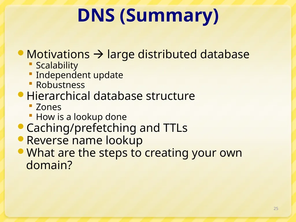 15-446 Distributed Systems Spring 2009 L-6 Naming - slide 25 of 48