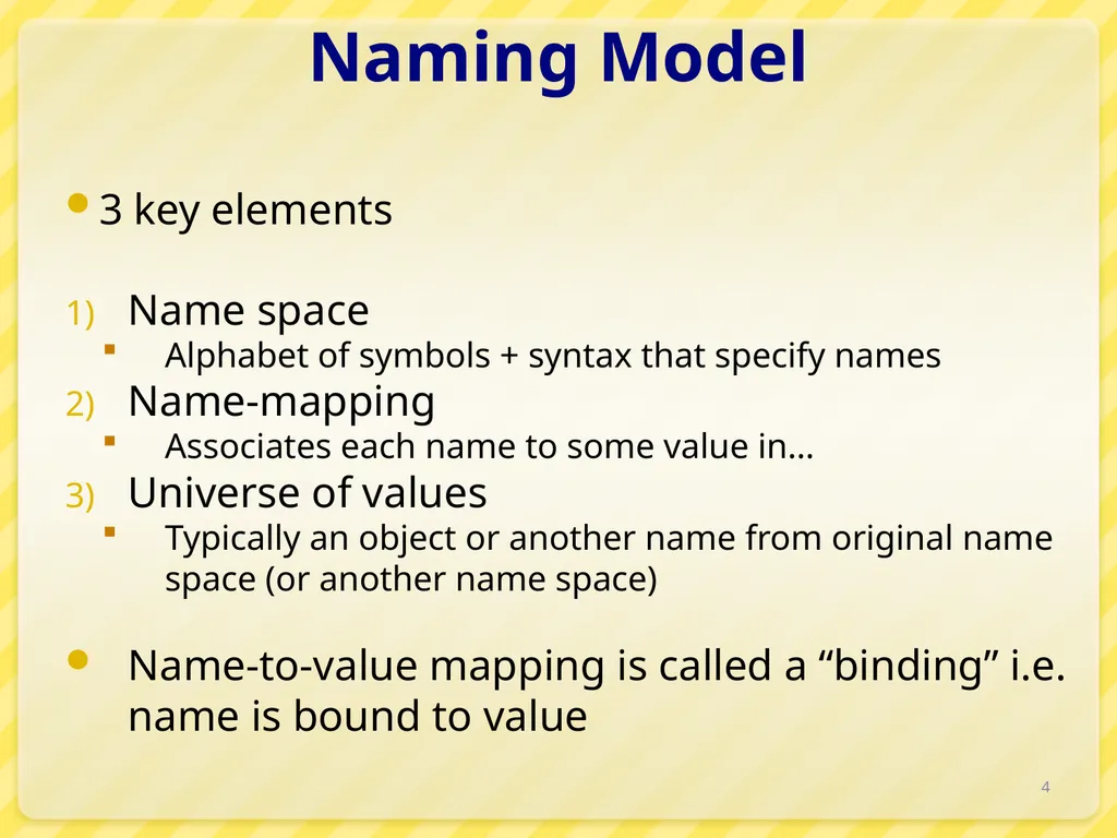15-446 Distributed Systems Spring 2009 L-6 Naming - slide 4 of 48