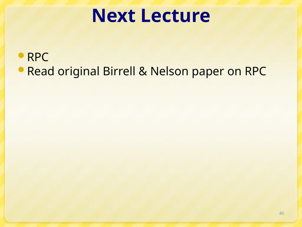 15-446 Distributed Systems Spring 2009 L-6 Naming - slide 40 of 48