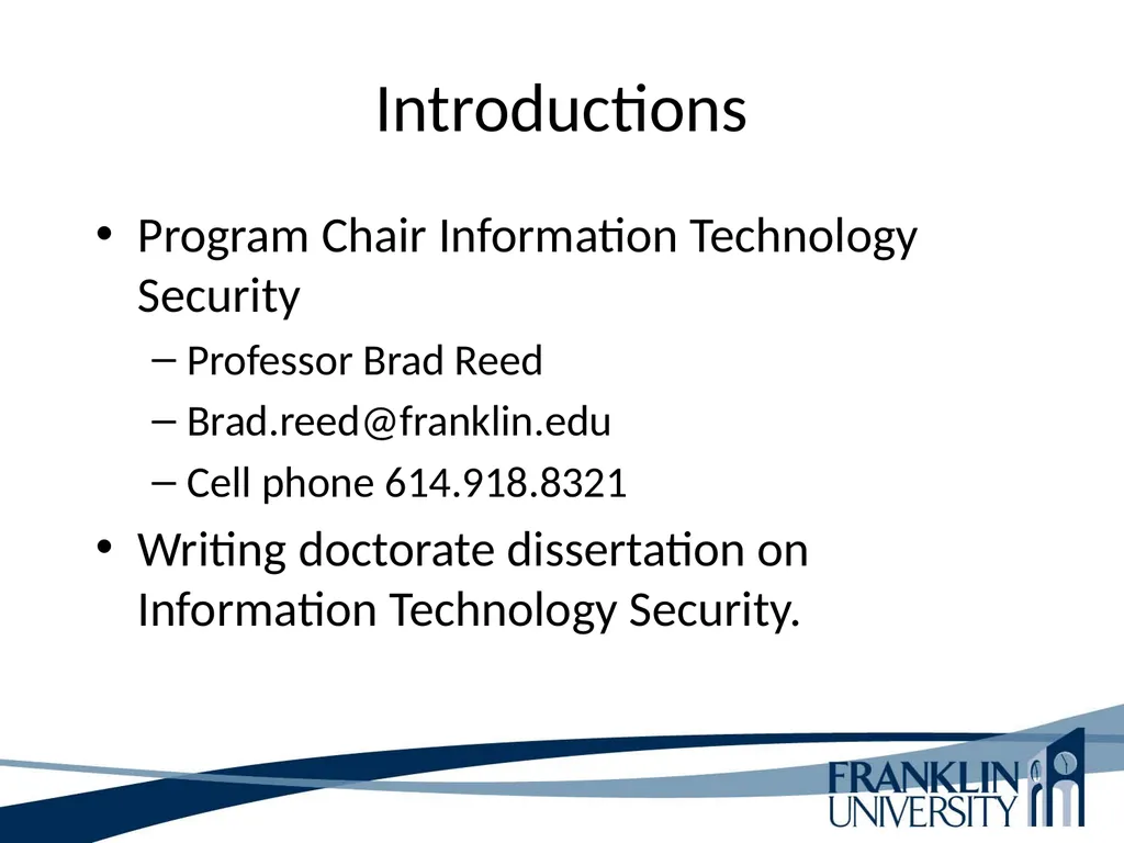 ITEC 275 Computer Networks – Switching, Routing, - slide 4 of 52