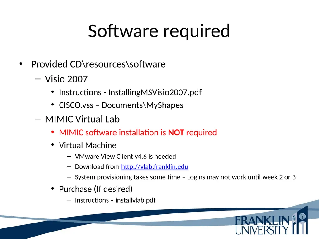 ITEC 275 Computer Networks – Switching, Routing, - slide 49 of 52