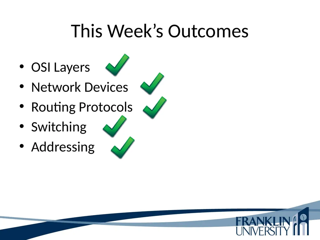 ITEC 275 Computer Networks – Switching, Routing, - slide 48 of 52