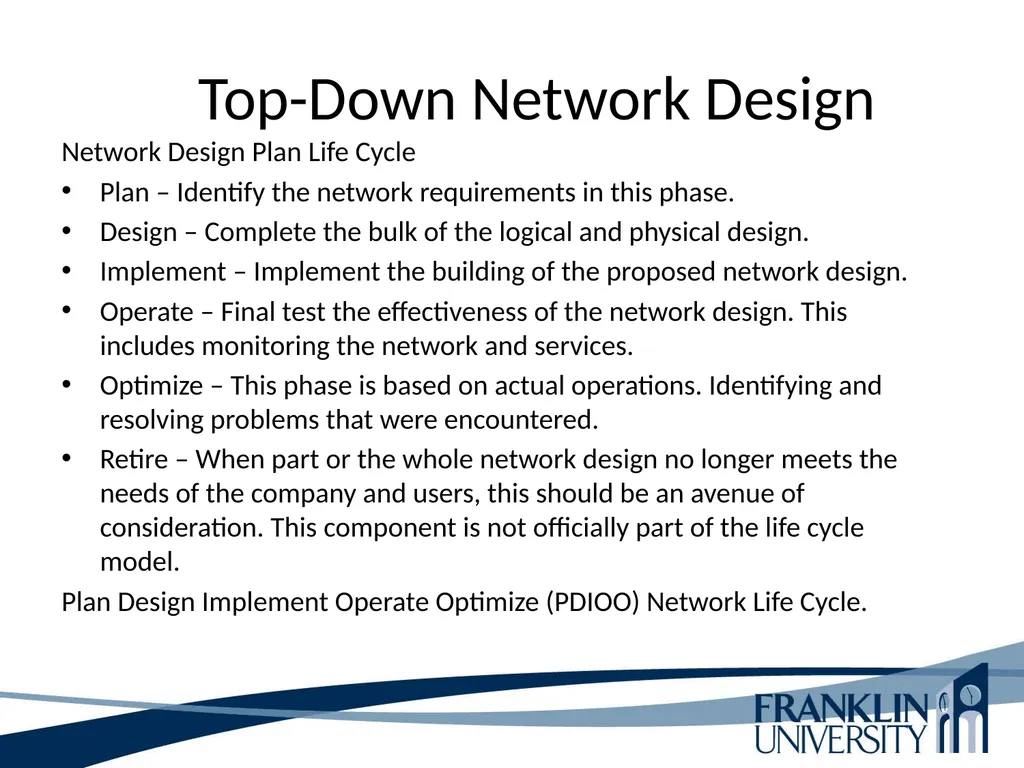 ITEC 275 Computer Networks – Switching, Routing, - slide 21 of 52