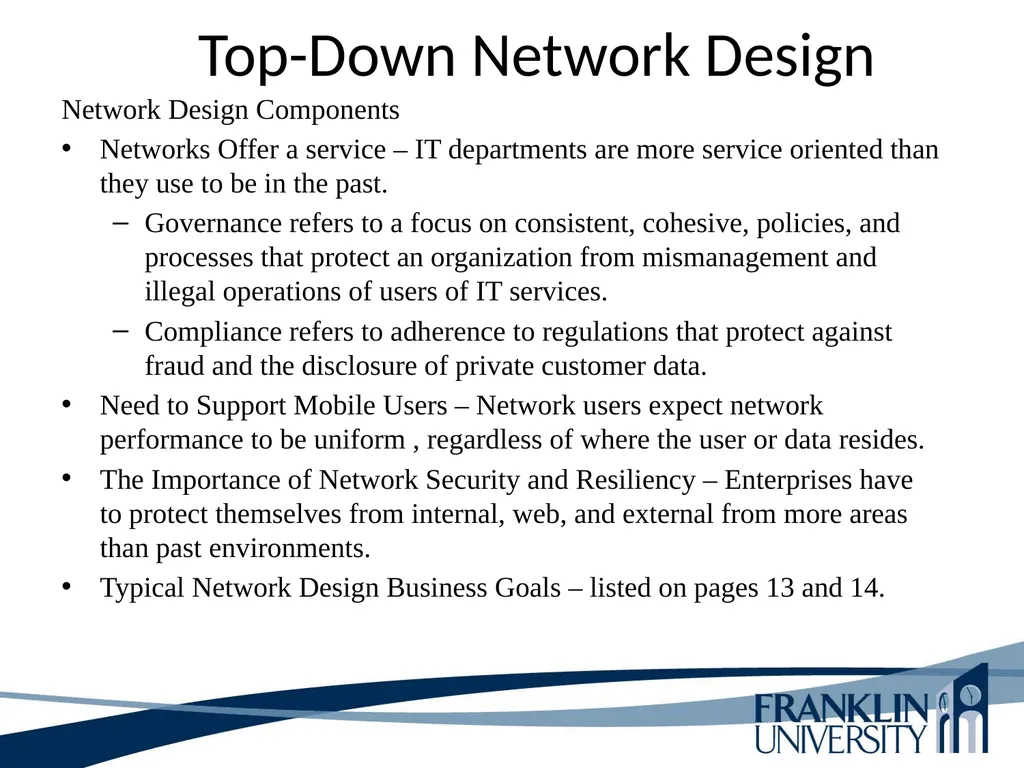 ITEC 275 Computer Networks – Switching, Routing, - slide 23 of 52