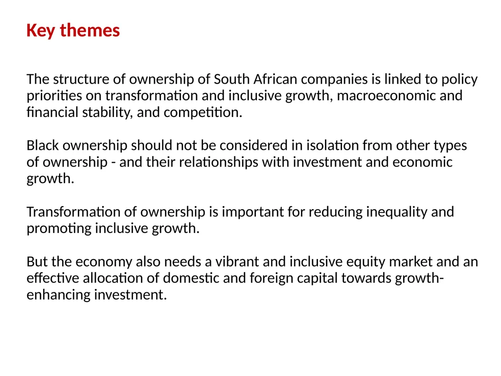 Ownership Monitor Research Report on the ownership - slide 2 of 20
