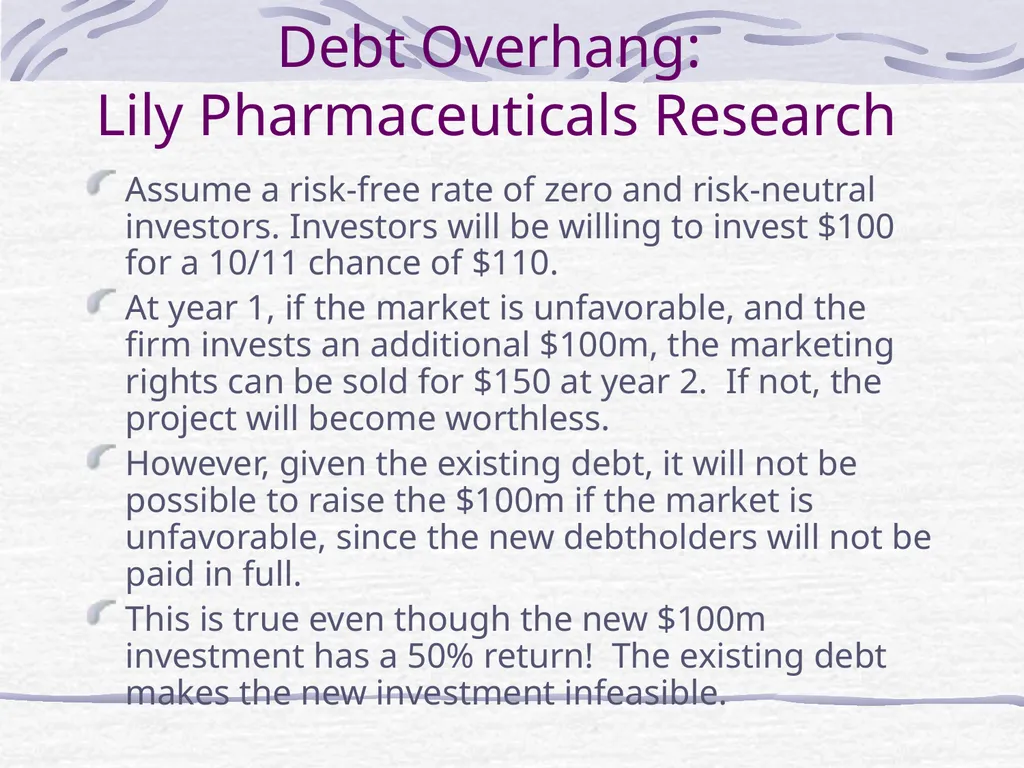 Capital Structure and Stockholder Incentives P.V. - slide 35 of 37