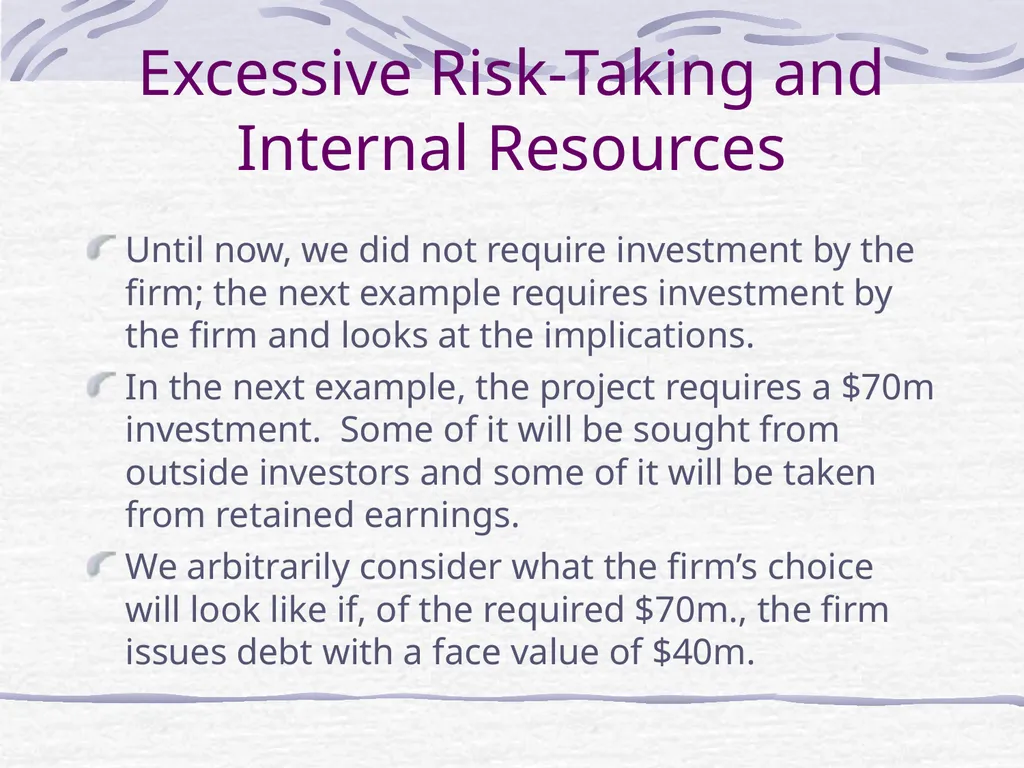 Capital Structure and Stockholder Incentives P.V. - slide 10 of 37