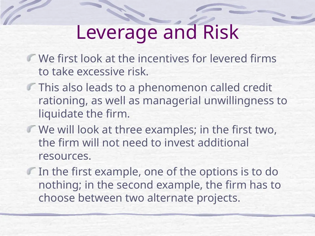 Capital Structure and Stockholder Incentives P.V. - slide 3 of 37
