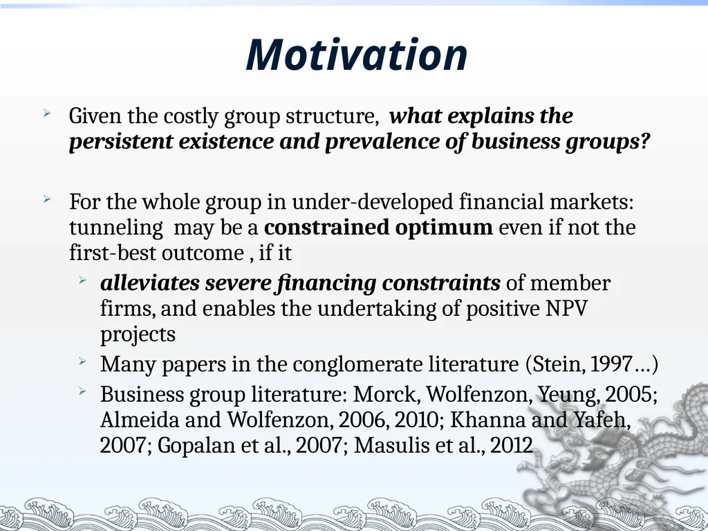 Revisiting the Bright and Dark Sides of Capital - slide 6 of 35