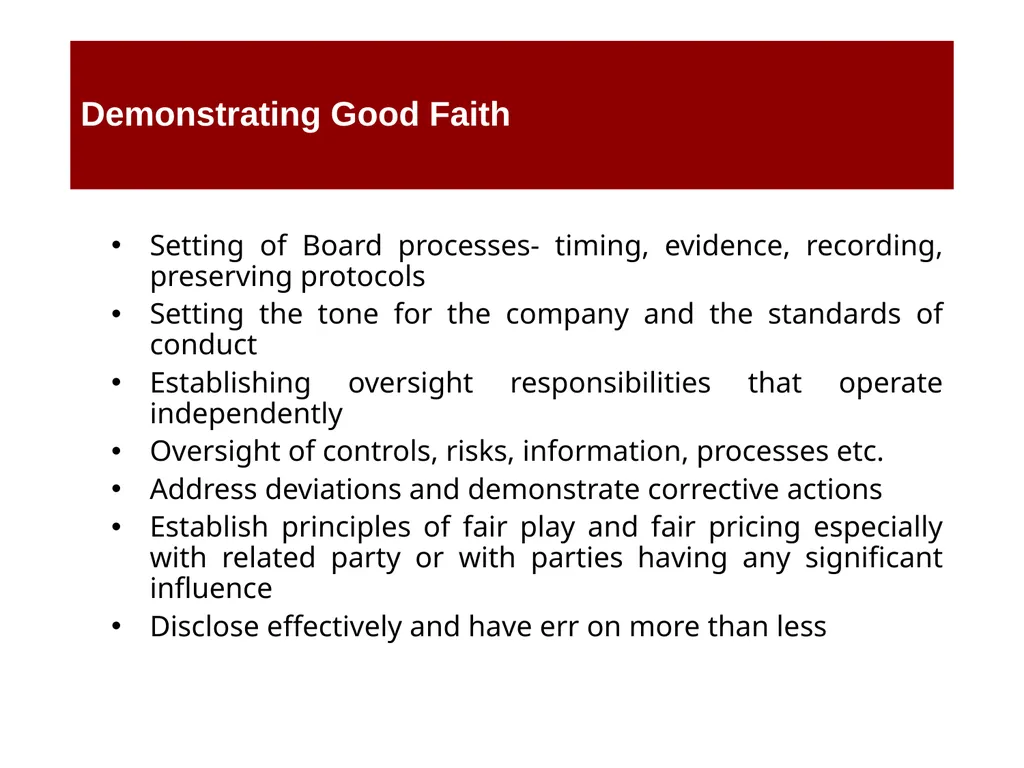 Independent Directors: Functions, Responsibilities - slide 17 of 37