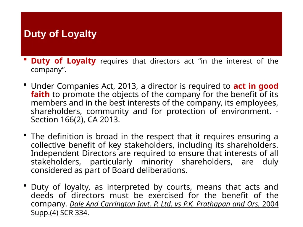 Independent Directors: Functions, Responsibilities - slide 13 of 37