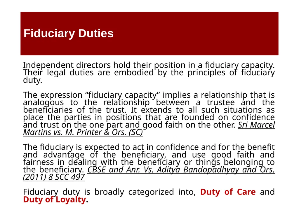 Independent Directors: Functions, Responsibilities - slide 7 of 37