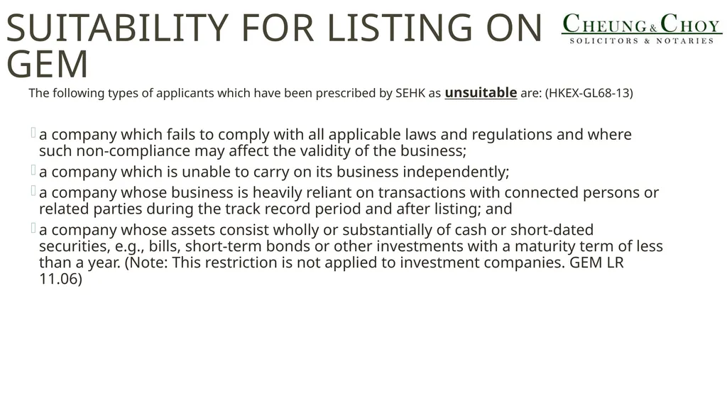 Introduction of Listing on The GEM OF THE Stock - slide 4 of 12