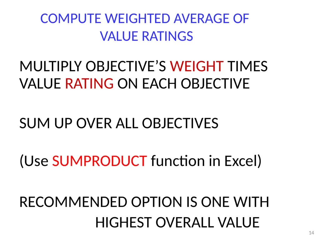 TEACHING MULTI-OBJECTIVE MULTI-STAKEHOLDER - slide 14 of 66