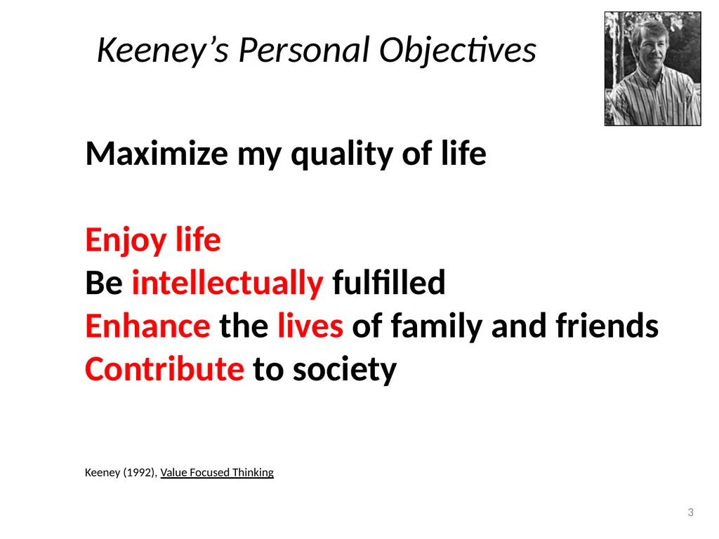 TEACHING MULTI-OBJECTIVE MULTI-STAKEHOLDER - slide 3 of 66