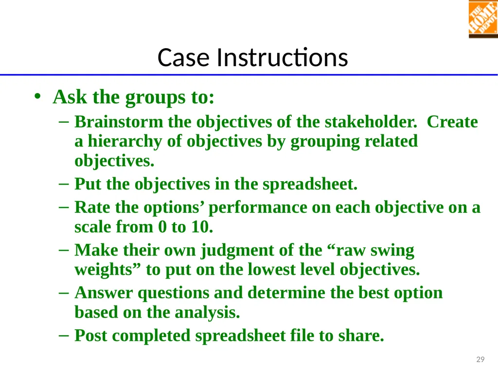 TEACHING MULTI-OBJECTIVE MULTI-STAKEHOLDER - slide 29 of 66