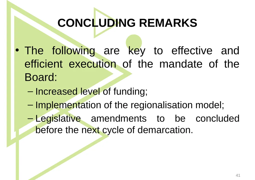 1 Presentation to the Portfolio Committee on - slide 41 of 42
