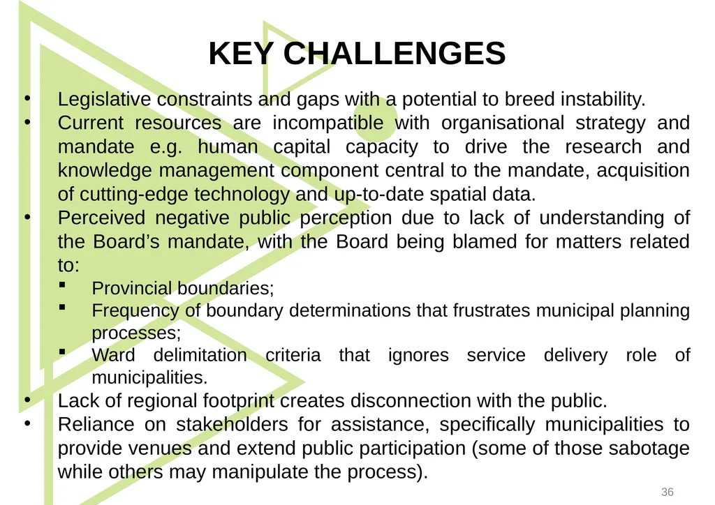 1 Presentation to the Portfolio Committee on - slide 36 of 42