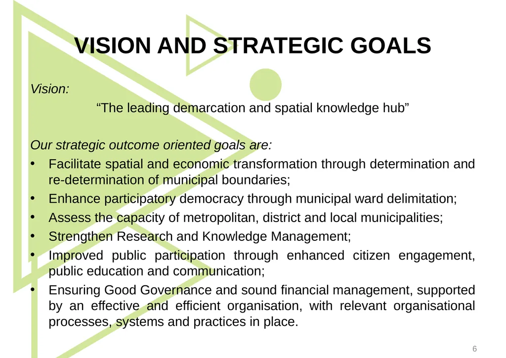 1 Presentation to the Portfolio Committee on - slide 6 of 42