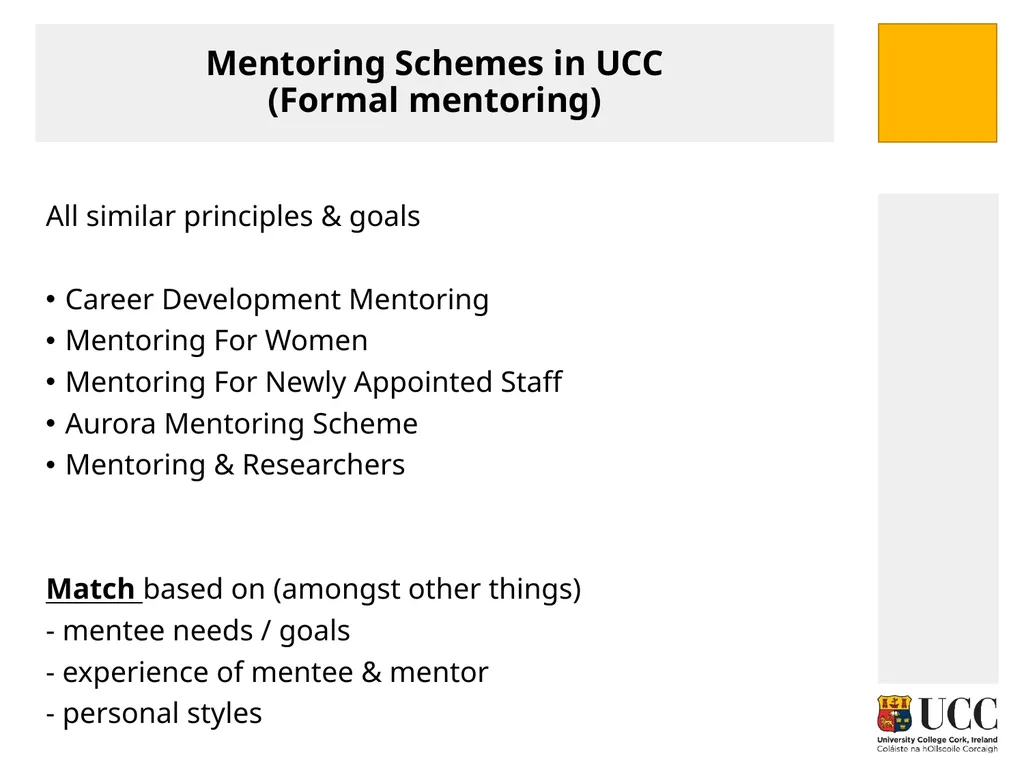 MENTORING FOR RESEARCHERS Paolo Saporito and Mary - slide 14 of 27