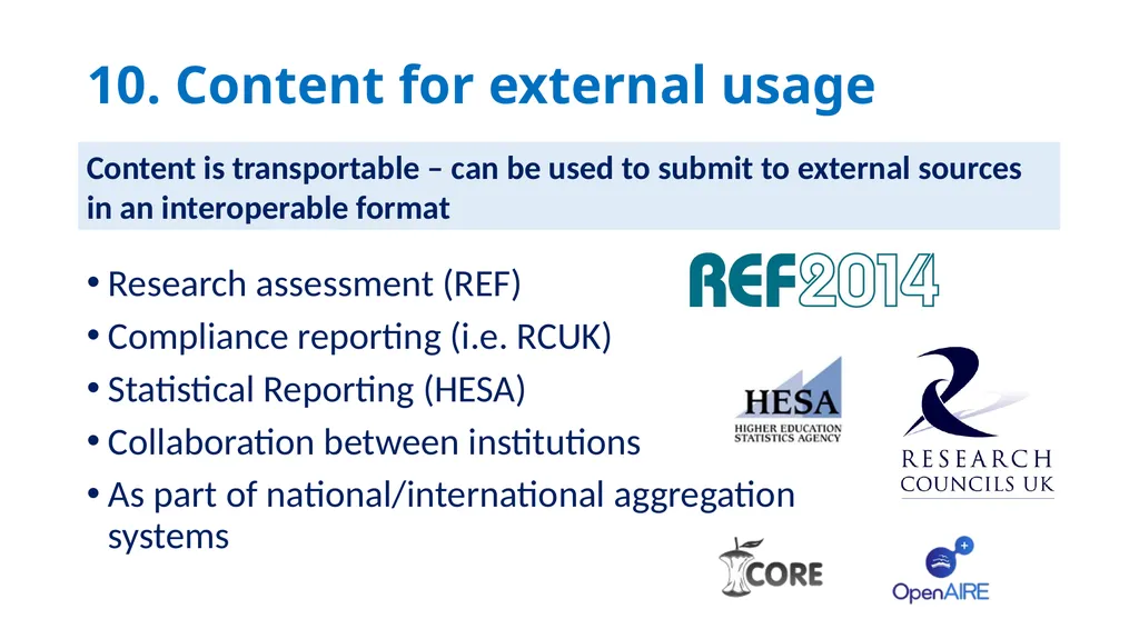 ‘Current Research Information Systems (CRIS): What - slide 17 of 18