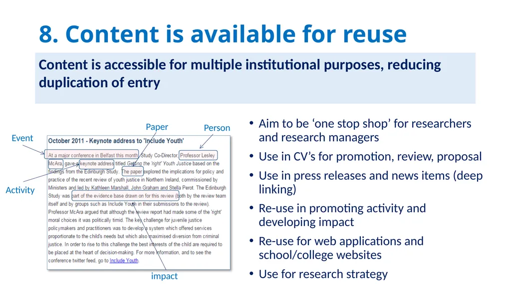 ‘Current Research Information Systems (CRIS): What - slide 15 of 18