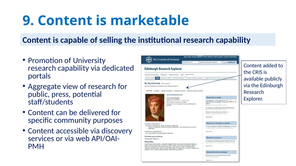 ‘Current Research Information Systems (CRIS): What - slide 16 of 18