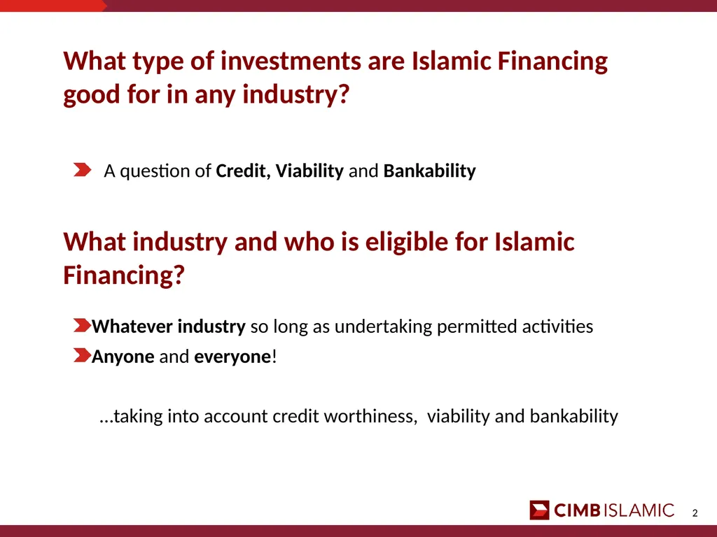 Islamic Financial Intelligence Summit 2013 Finance - slide 2 of 8