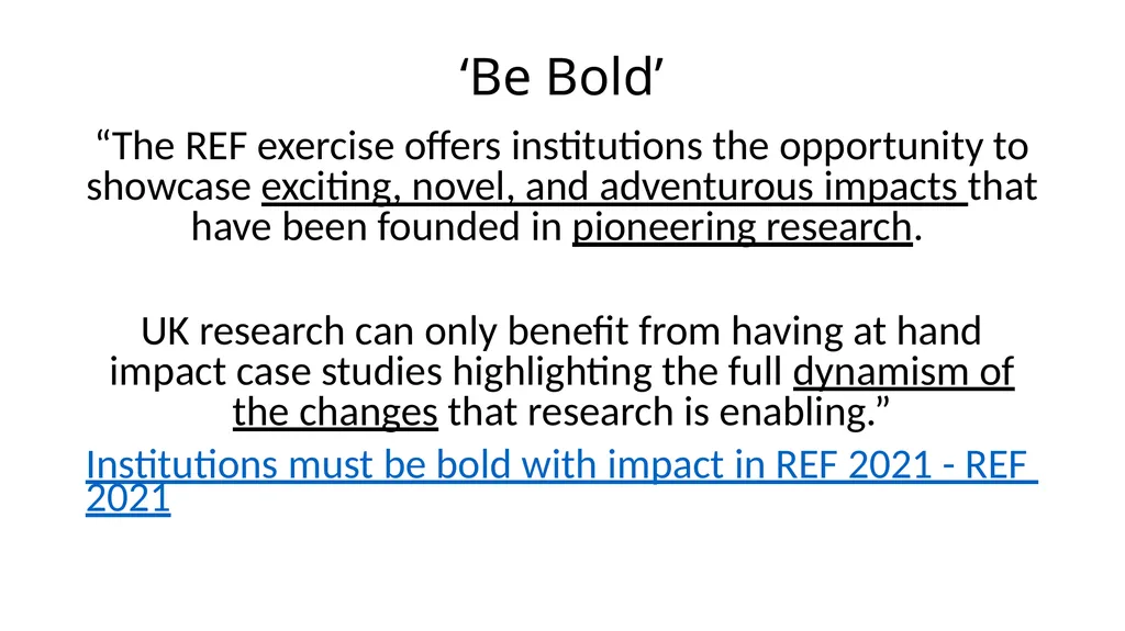 Making Change Through Research and Impact - slide 3 of 16