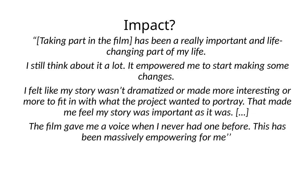 Making Change Through Research and Impact - slide 13 of 16