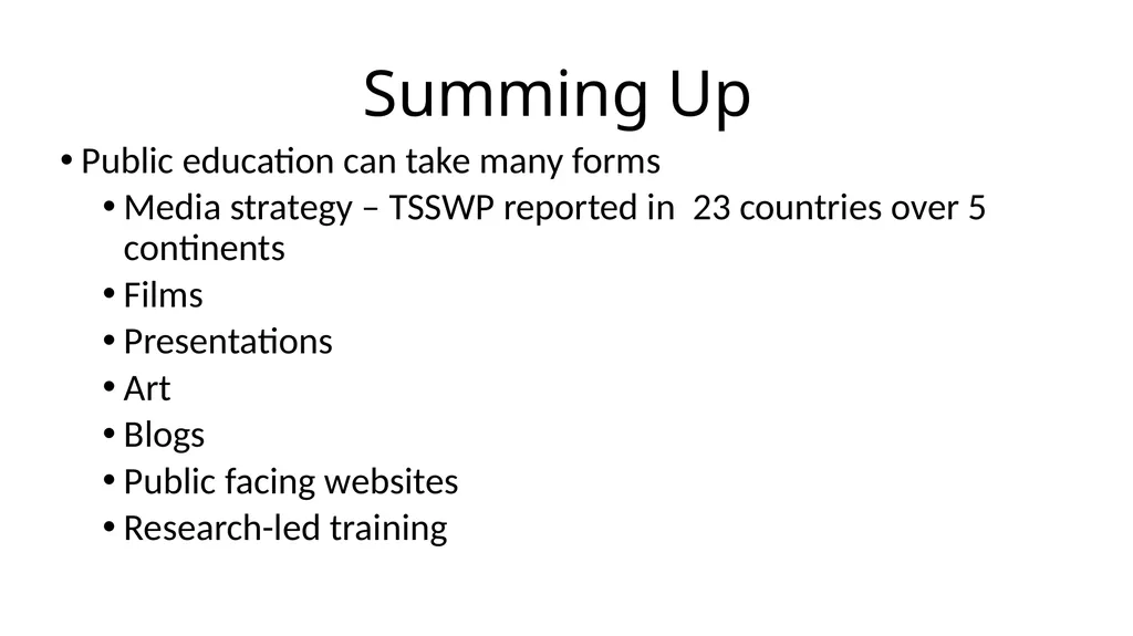 Making Change Through Research and Impact - slide 14 of 16