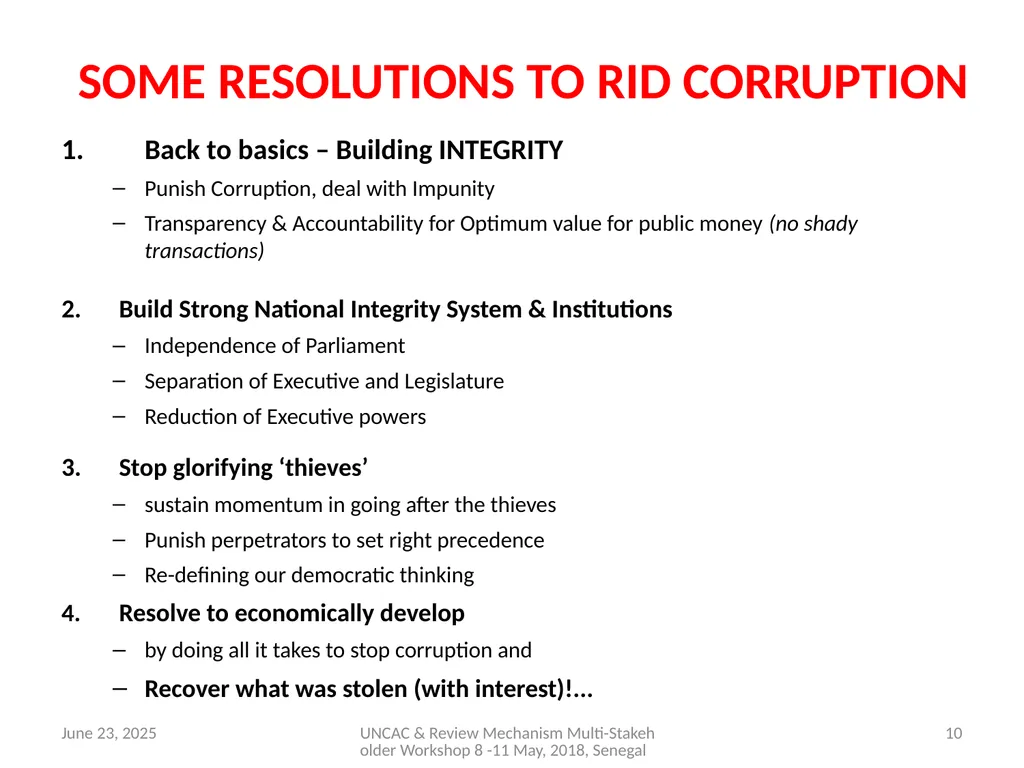 ENHANCING ACCOUNTABILITY & PUBLIC FINANCE - slide 10 of 20