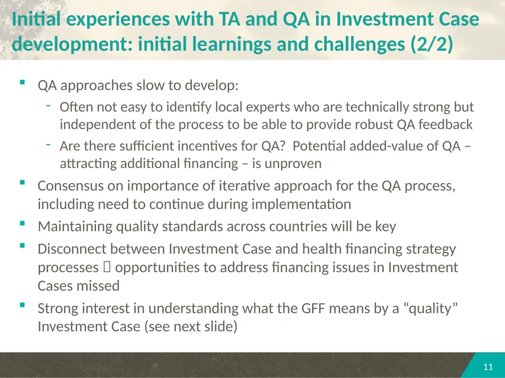 Country platforms, technical assistance, and - slide 11 of 16