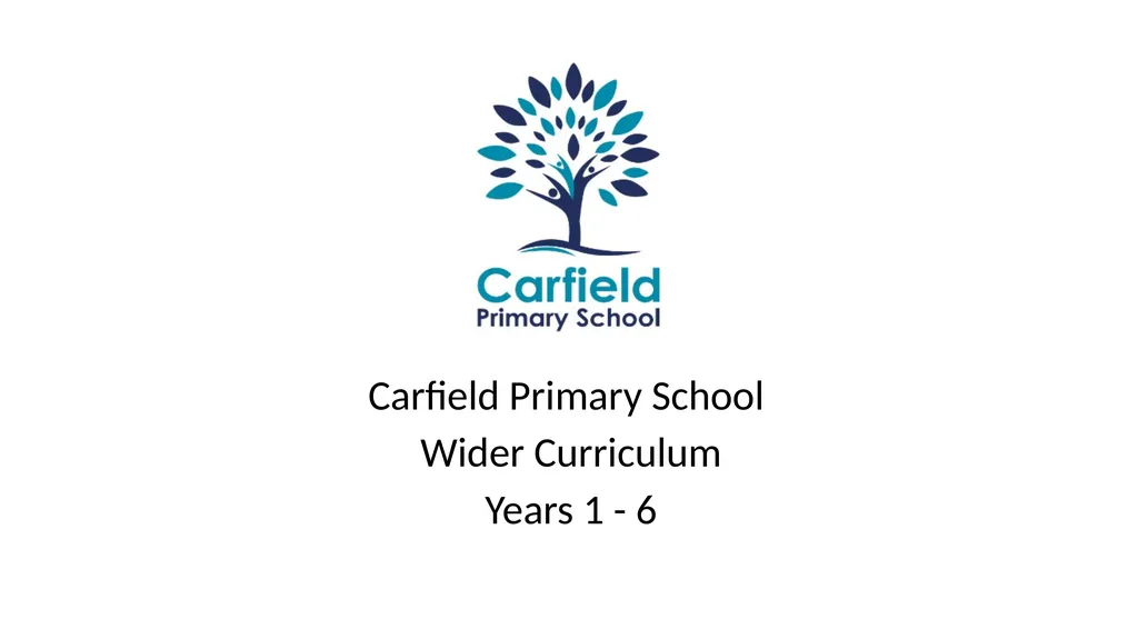 Carfield Primary School Wider Curriculum Years 1 - - slide 1 of 7