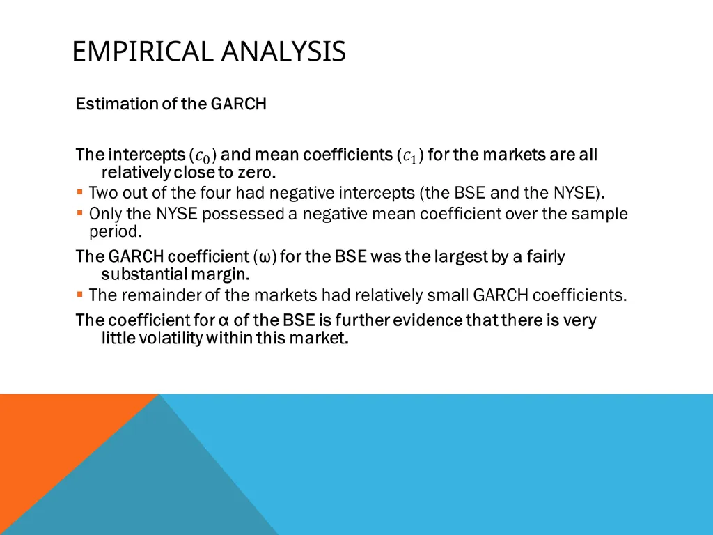 Co-movement of Stock Prices in the CARICOM Region - slide 15 of 27