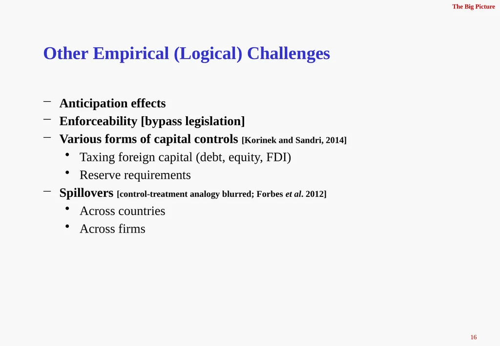 The Real Effects of Capital Controls: Credit - slide 16 of 29