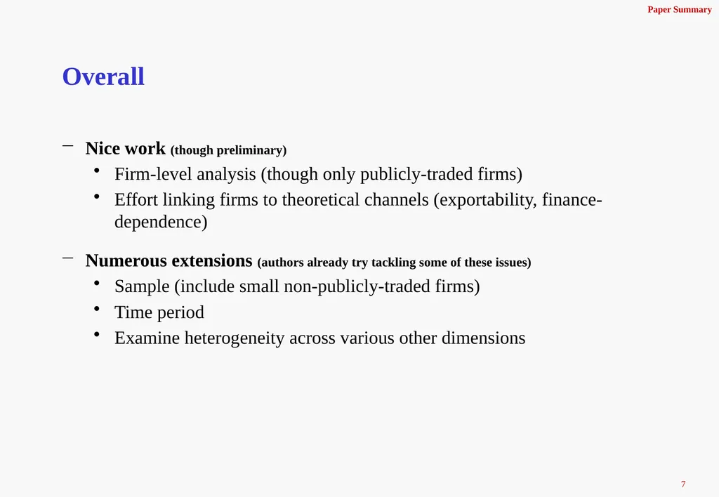 The Real Effects of Capital Controls: Credit - slide 7 of 29