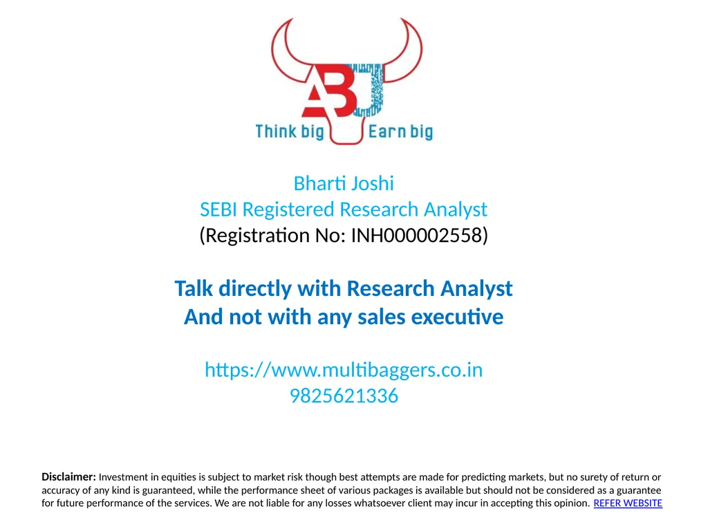 Simple yet Proven Method to Pick Multibagger - slide 7 of 7