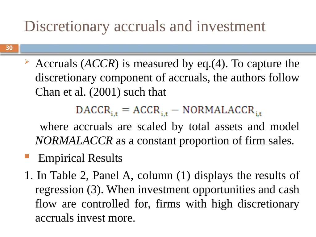 Behavioral Corporate Finance － Models of - slide 30 of 38