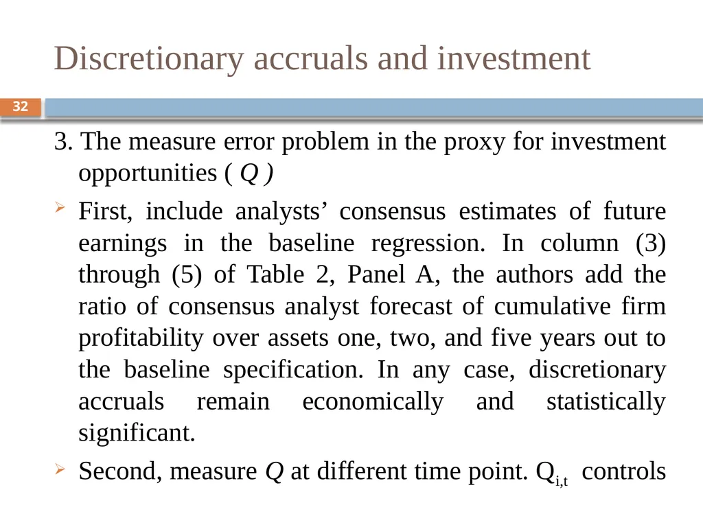Behavioral Corporate Finance － Models of - slide 32 of 38
