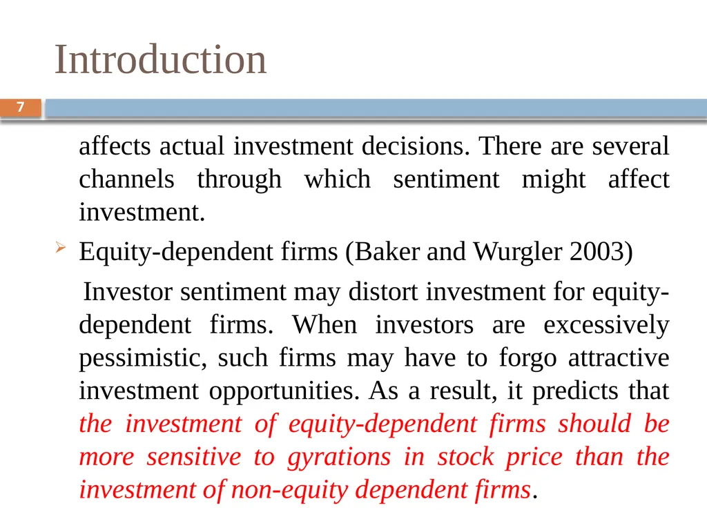 Behavioral Corporate Finance － Models of - slide 7 of 38