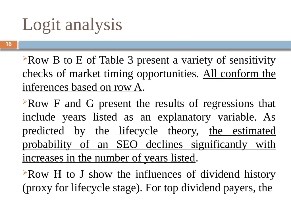 Behavioral Corporate Finance － Models of - slide 16 of 38