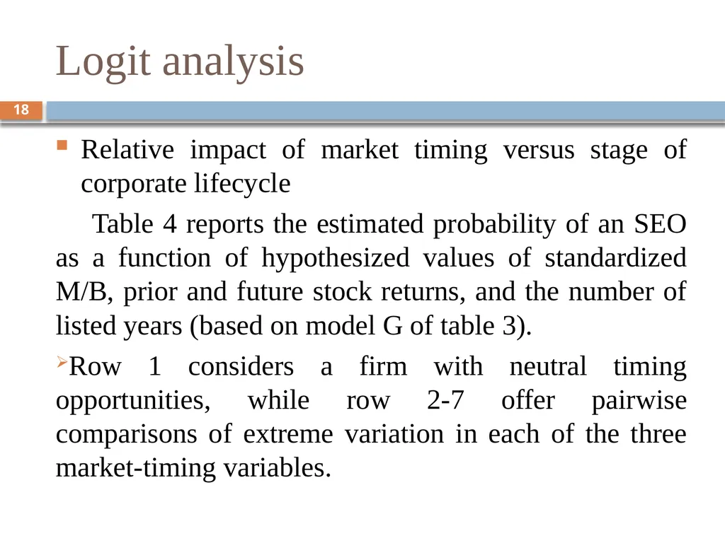 Behavioral Corporate Finance － Models of - slide 18 of 38