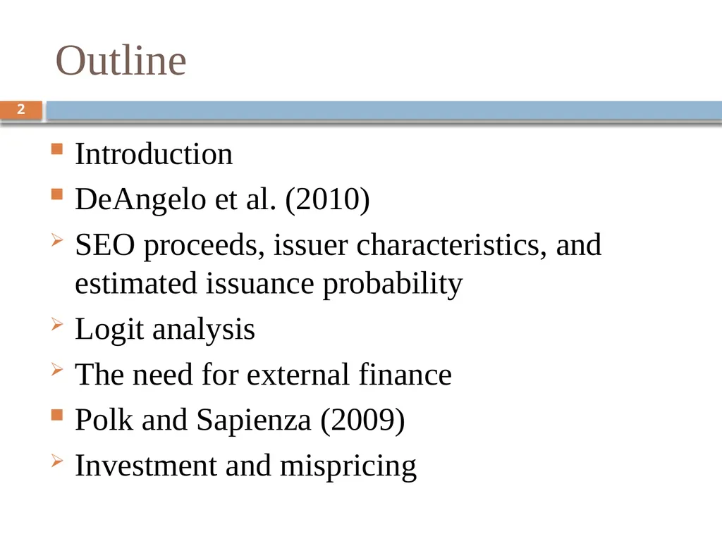 Behavioral Corporate Finance － Models of - slide 2 of 38